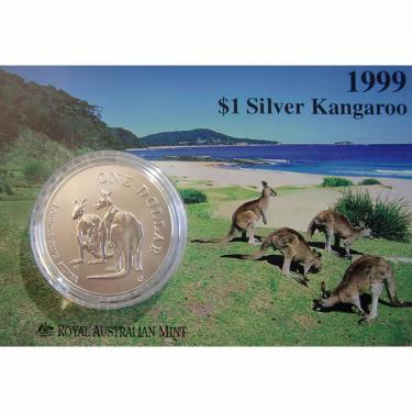 Silbermnze Kangaroo 1999 - RAM - 1 Unze geblistert