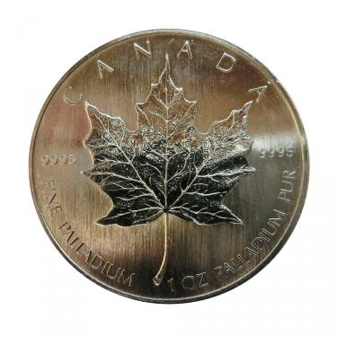 Palladium Mnze Maple Leaf - 1 Unze - 50 Dollar