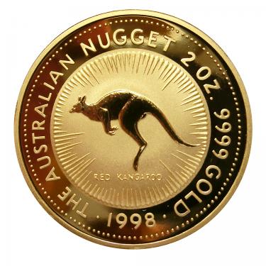 Kangaroo Nugget Goldmnze 1998 - 2 Unzen