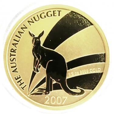 Kangaroo Nugget Goldmnze 2007 - 1/4 Unze
