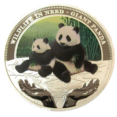 Silbermnze Wildlife in Need Giant Panda 2011 - 1 Unze PP