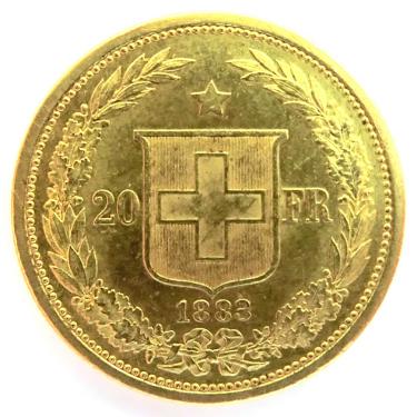 Helvetia schweizer Goldmnze - 5,80 Gramm Gold