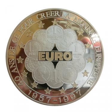 Silbermnze 40 Jahre Europa 10000 Francs Benin- 5 Unzen