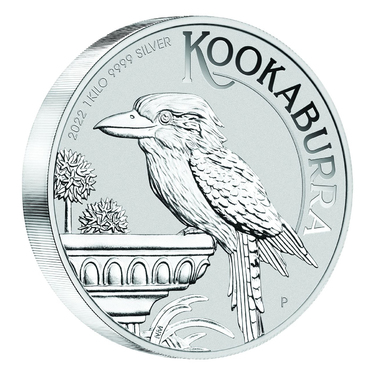 Silbermnze Kookaburra 2022 - 1 Kilo - Feinsilber
