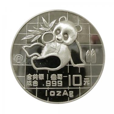 China Panda Silbermünze 1989 - 1 Unze PP
