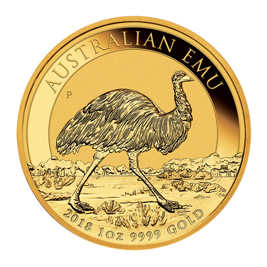 Goldmnze Emu 2018 - 1 Unze limitiert