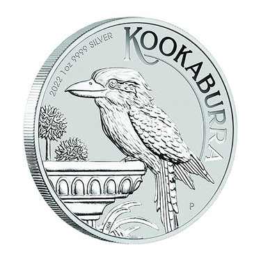 Silbermünze Kookaburra 2022 - 19 % - 1 Unze Feinsilber