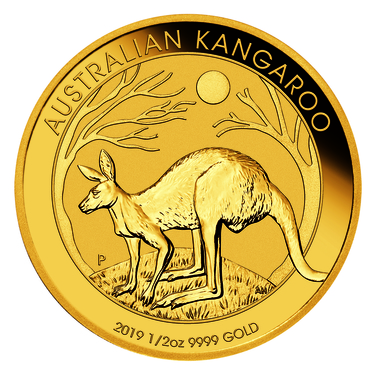 Kangaroo Nugget Goldmnze 2019 - 1/2 Unze