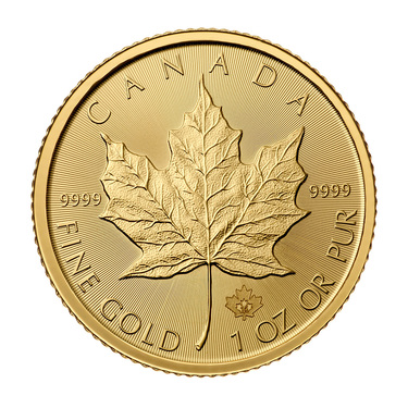 Maple Leaf Goldmünze 2018 - 1 Unze 999,9 Feingold