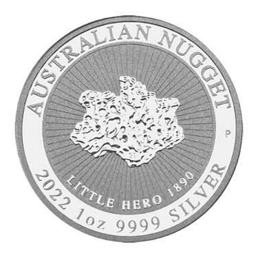 Silbermnze Nugget Little Hero 2022 Perth Mint - 1 Unze