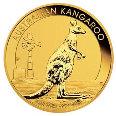 Kangaroo Nugget Goldmünze 2012 - 1/4 Unze