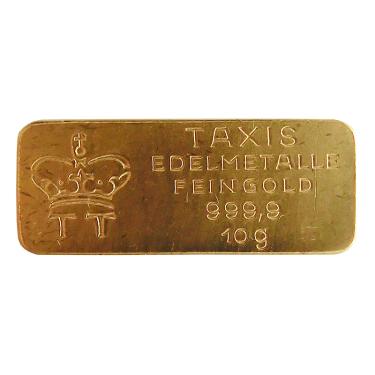 Goldbarren 10 Gramm Thurn und Taxis Edelmetalle