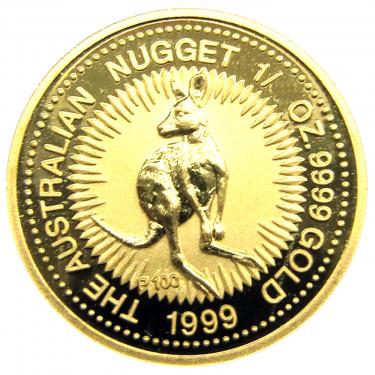 Kangaroo Nugget Goldmünze 1999 - 1/10 Unze