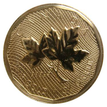 Super Maple Leaf Goldmünze 2008 - 1 Unze 999,99 Feingold im Blister