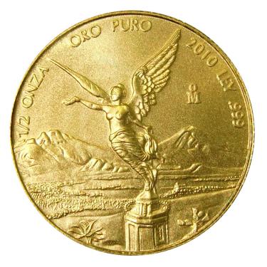 Goldmünze Mexiko Libertad Siegesgöttin Jahrgänge ab 1991 - 1/2 Unze