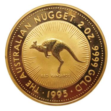 Kangaroo Nugget Goldmünze 1995 - 2 Unzen