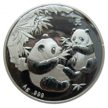 China Panda Silbermünze 2006 - 1 Kilo 999 Feinsilber PP