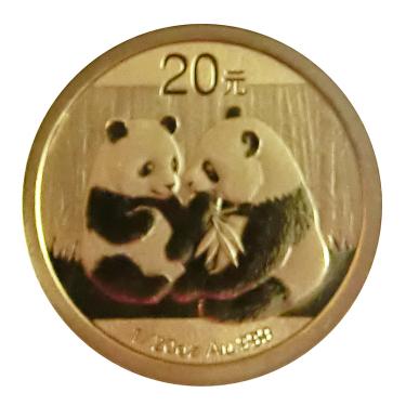 China Panda Goldmünze 2009 - 1/20 Unze