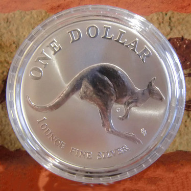 Silbermünze Kangaroo 1993 - RAM - 1 Unze Feinsilber geblistert