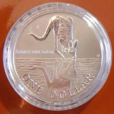 Silbermünze Kangaroo 1997 - 1 Unze geblistert