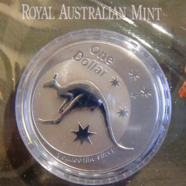 Silbermünze Kangaroo 2005 - RAM - 1 Unze Feinsilber geblistert