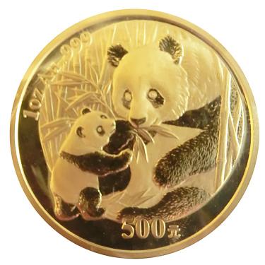 China Panda Goldmünze 2005 - 1 Unze in Original-Folie