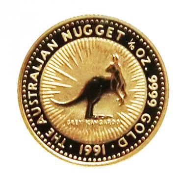 Kangaroo Nugget Goldmünze 1991 - 1/10 Unze