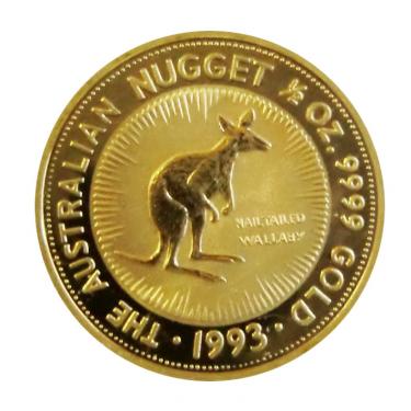 Kangaroo Nugget Goldmünze 1993 - 1/2 Unze
