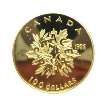Canada Goldmünze Frieden 1986 - ohne Etui und Zertifikat