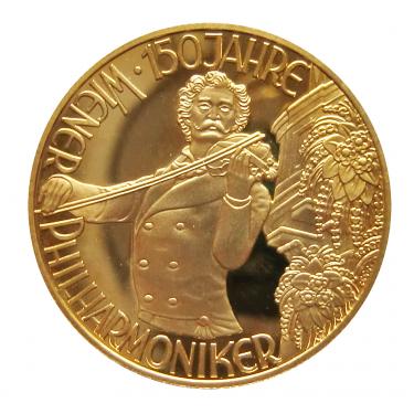 Österreich Goldmünze 150 Jahre Philharmoniker 1992 PP