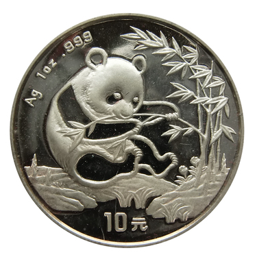 China Panda Silbermnze 1994 - 1 Unze - 2. Wahl
