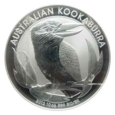 Silbermünze Kookaburra 2012 - 10 Unzen 999 Feinsilber