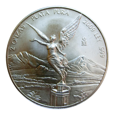 Silbermünze Mexiko Libertad Siegesgöttin 2007 - 2 Unzen