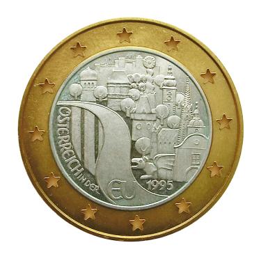 Österreich 500 Schilling Goldmünze EU Beitritt 1995 Bicolor