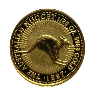 Kangaroo Nugget Goldmnze diverse - 1/20 Unze Feingold