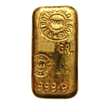 Goldbarren 10 Gramm von Rothschild & Sons