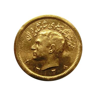 Iran Goldmnze Mohammed Reza Pahlavi, Shah