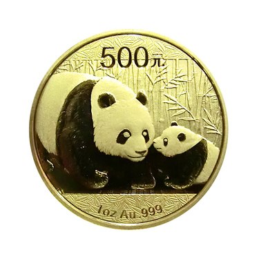 China Panda Goldmünze 2011 - 1 Unze in Original-Folie