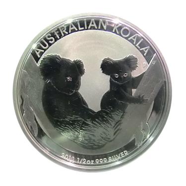 Silbermünze Koala 2011 - 1/2 Unze 999 Feinsilber