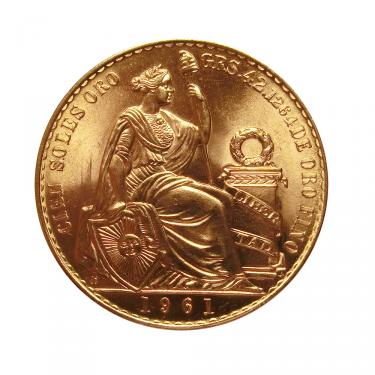 Peru Goldmünze 100 Soles - 42,12 Gramm Feingold