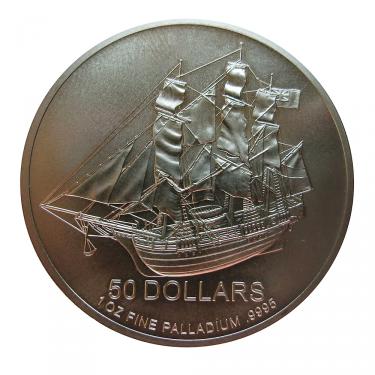 Palladium Münze Cook Island - 1 Unze - 50 Dollar