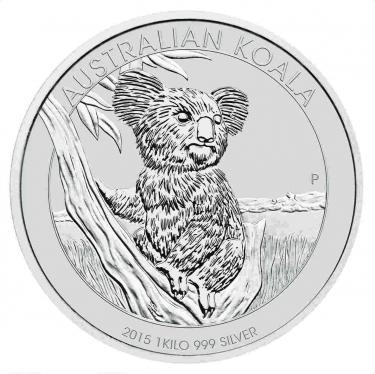 Silbermünze Koala 2015 - 1 Kilo 999 Feinsilber