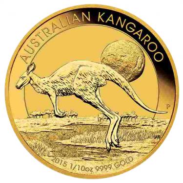 Kangaroo Nugget Goldmnze 2015 - 1/10 Unze
