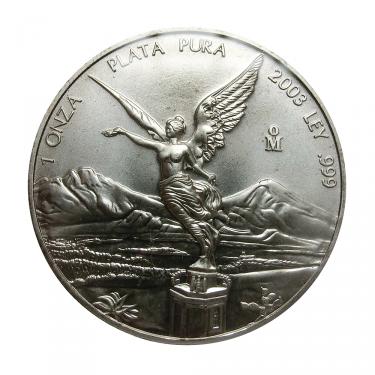 Silbermünze Mexiko Libertad Siegesgöttin 2003 - 1 Unze