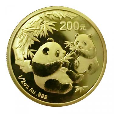 China Panda Goldmünze 2006 - 1/2 Unze in Original-Folie