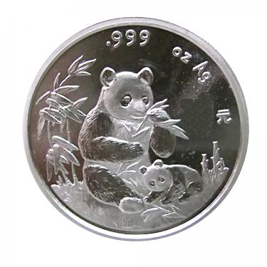 China Panda Silbermünze 1996 - 1/2 Unze