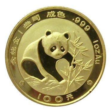 China Panda Goldmünze 1988 - 1 Unze in Original-Folie