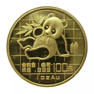 China Panda Goldmünze 1989 - 1 Unze