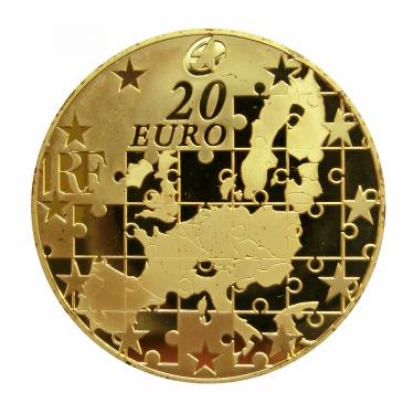 Goldmünze 20 Euro Frankreich Europa 2004
