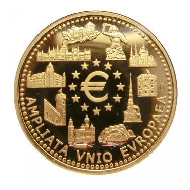 Goldmünze 100 Euro EU-Erweiterung Belgien 2004